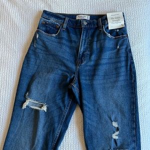 The Ankle Straight Ultra High Rise A&F Jeans